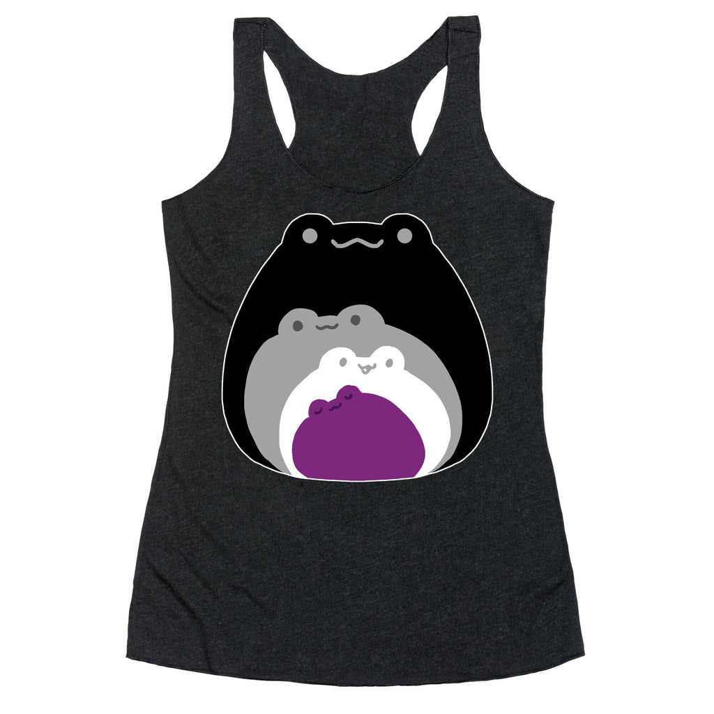 Frogs In Frogs In Frogs Ace Pride Racerback Tank
