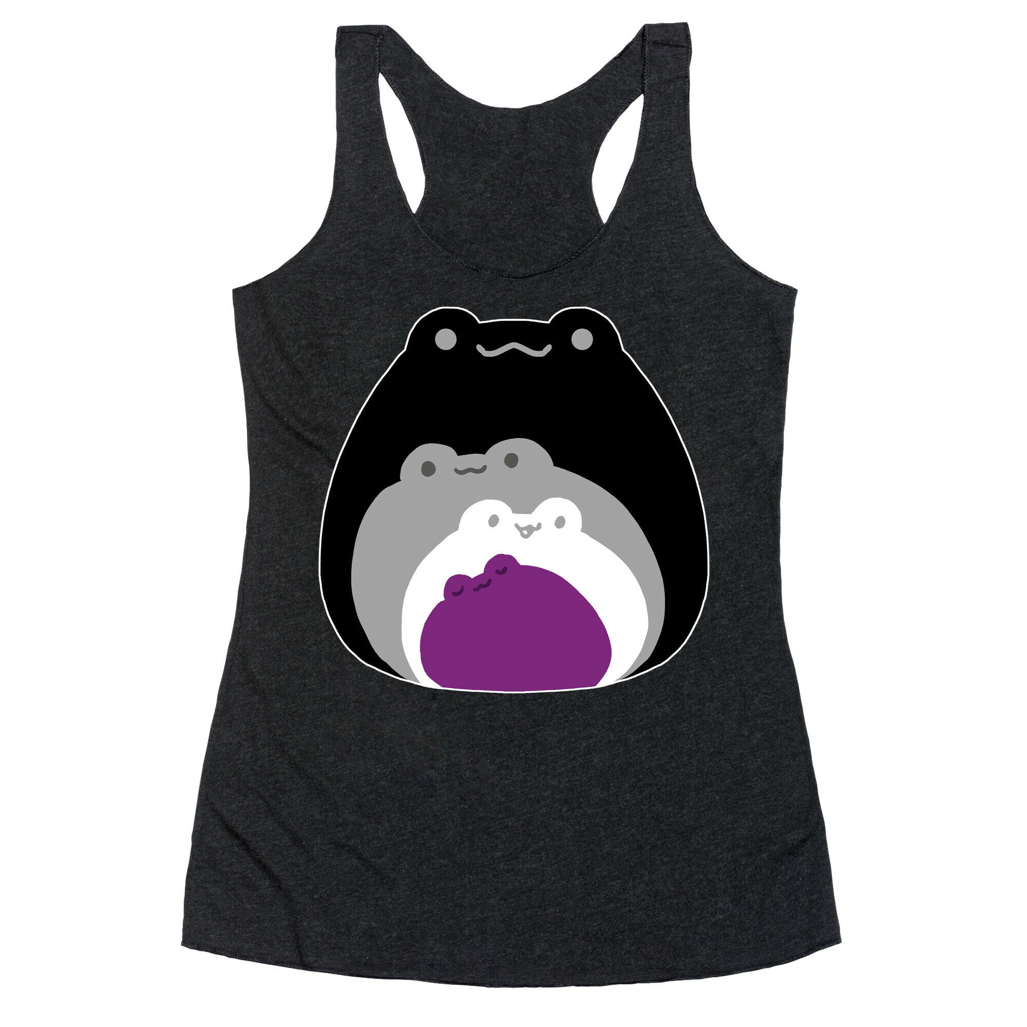 Frogs In Frogs In Frogs Ace Pride Racerback Tank