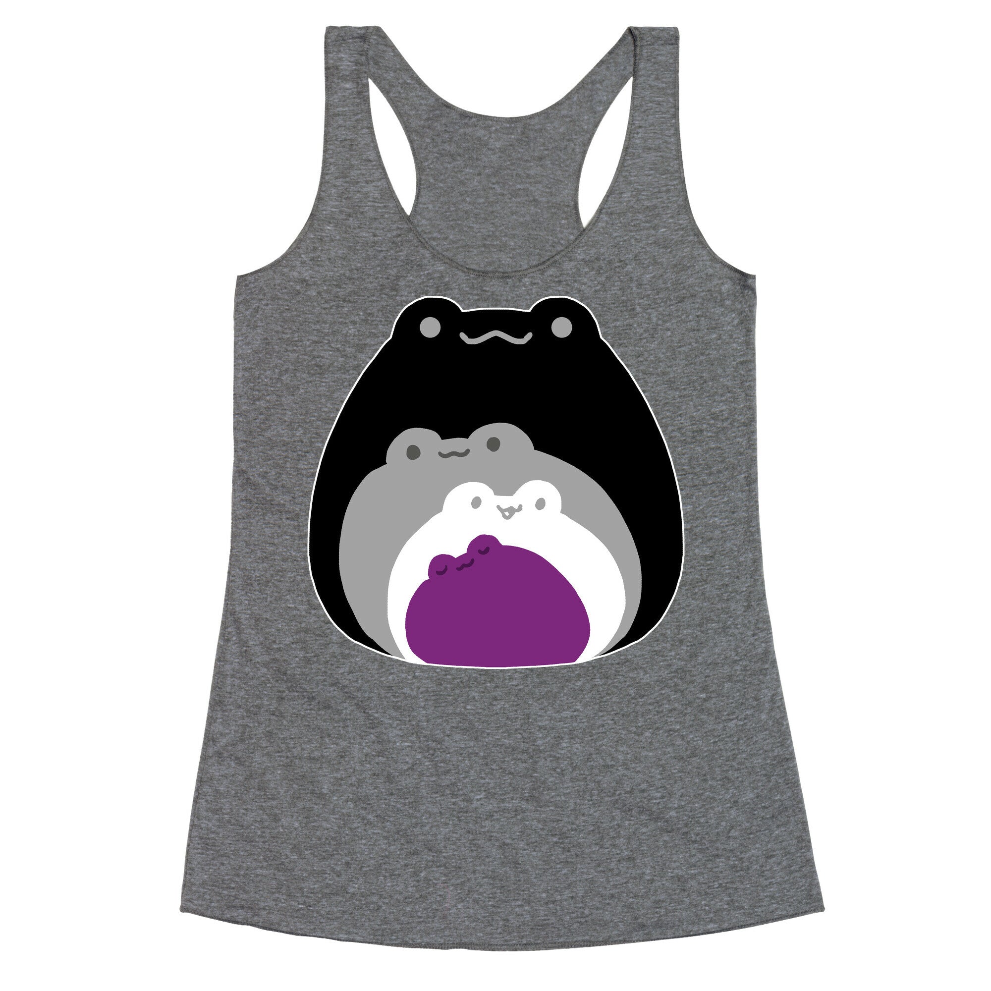 Frogs In Frogs In Frogs Ace Pride Racerback Tank