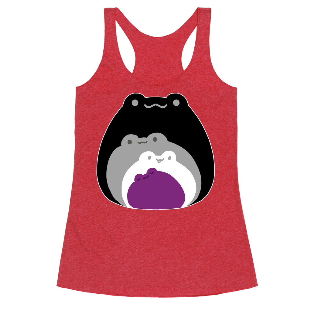 Frogs In Frogs In Frogs Ace Pride Racerback Tank