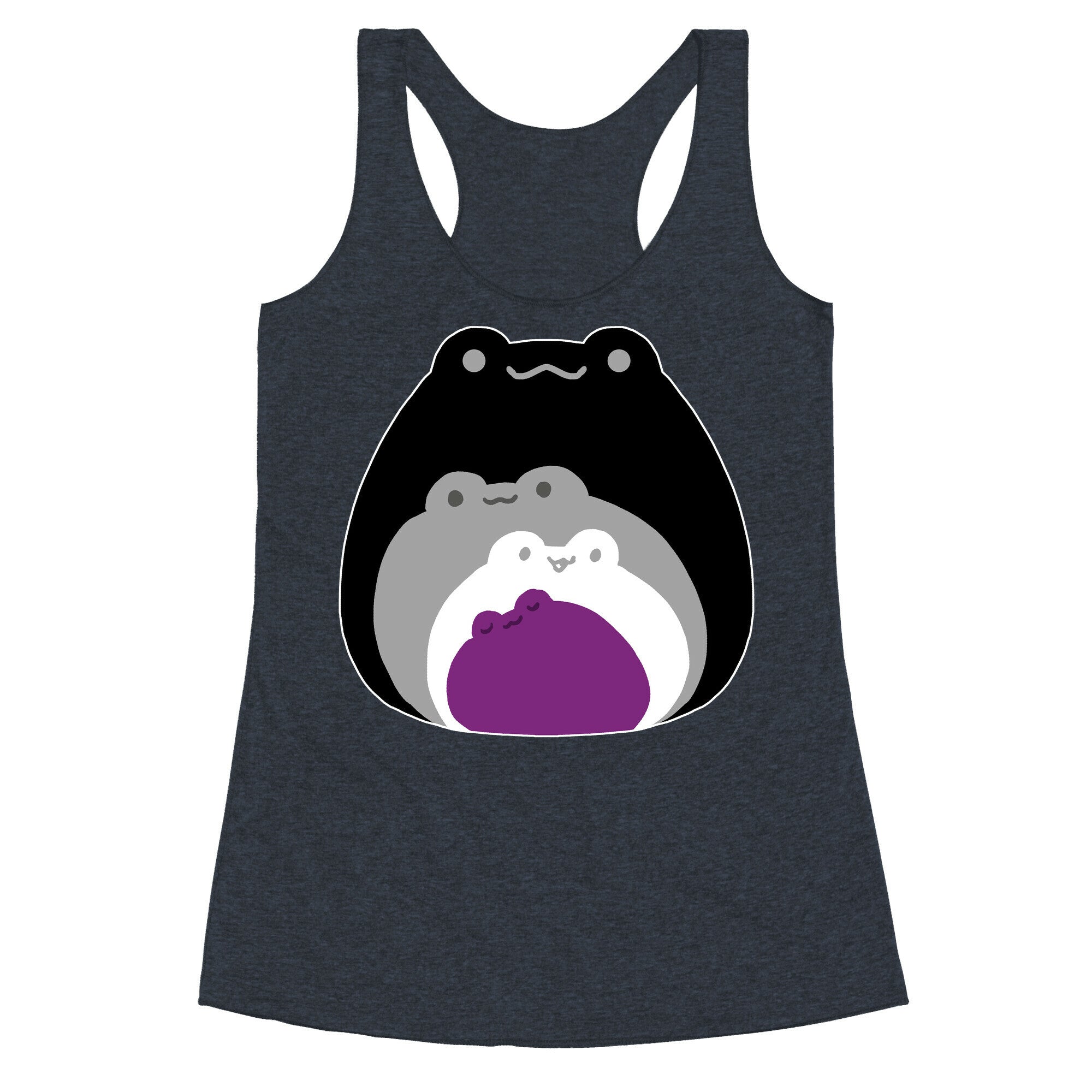 Frogs In Frogs In Frogs Ace Pride Racerback Tank