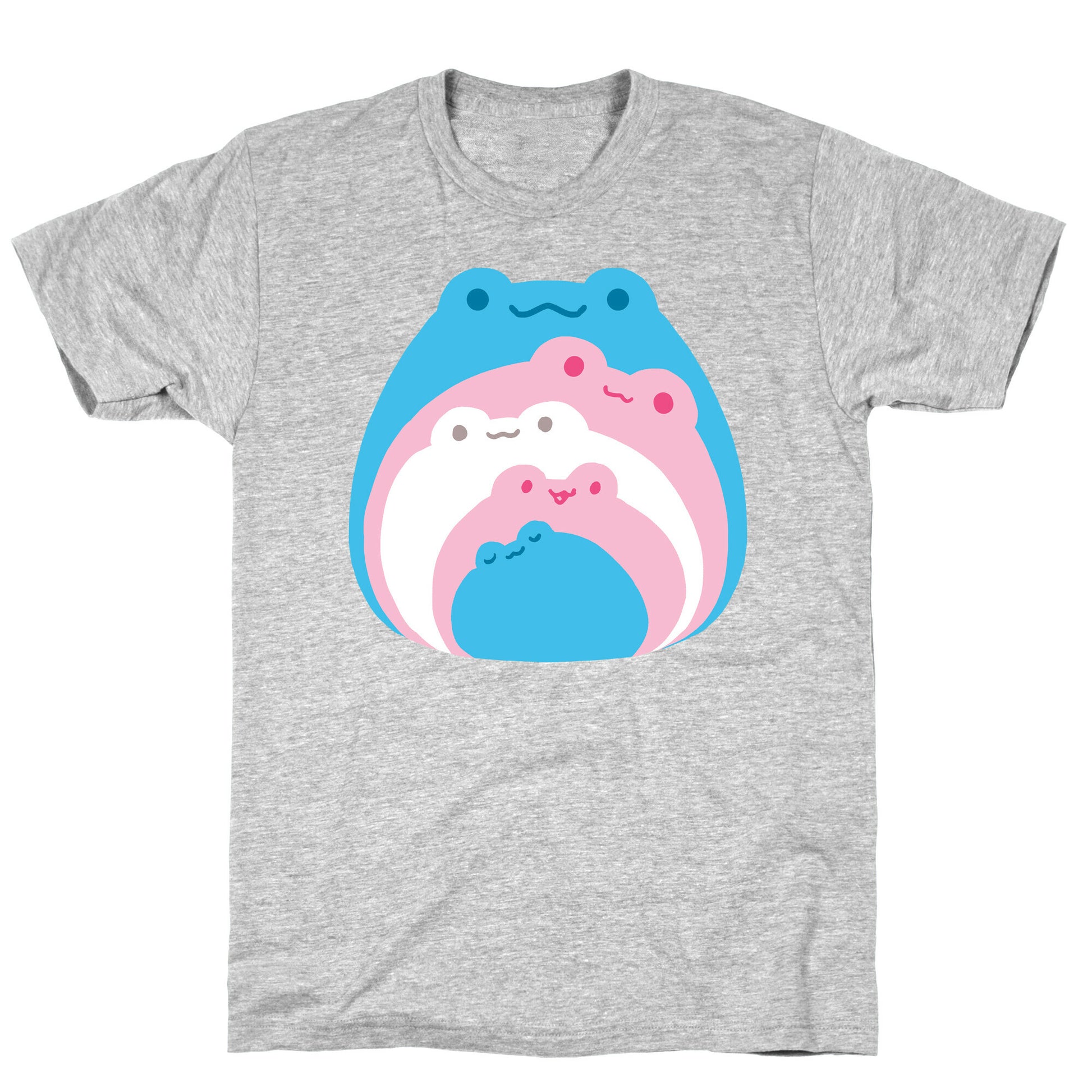 Frogs In Frogs In Frogs Trans Pride T-Shirt