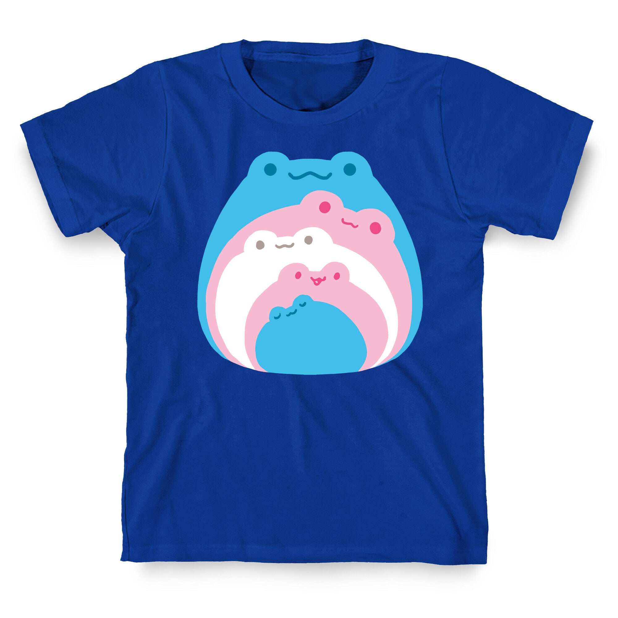 Frogs In Frogs In Frogs Trans Pride T-Shirt