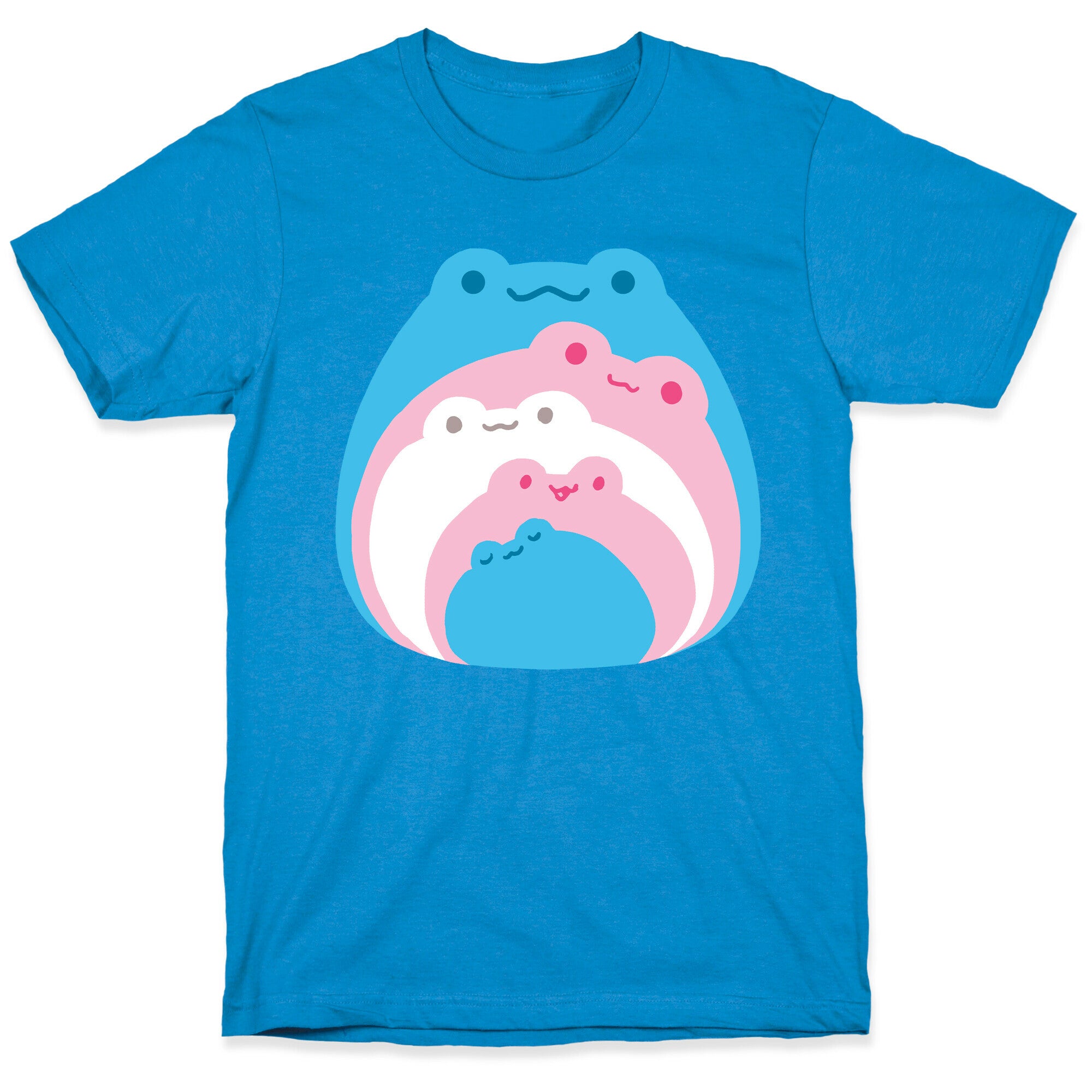 Frogs In Frogs In Frogs Trans Pride T-Shirt