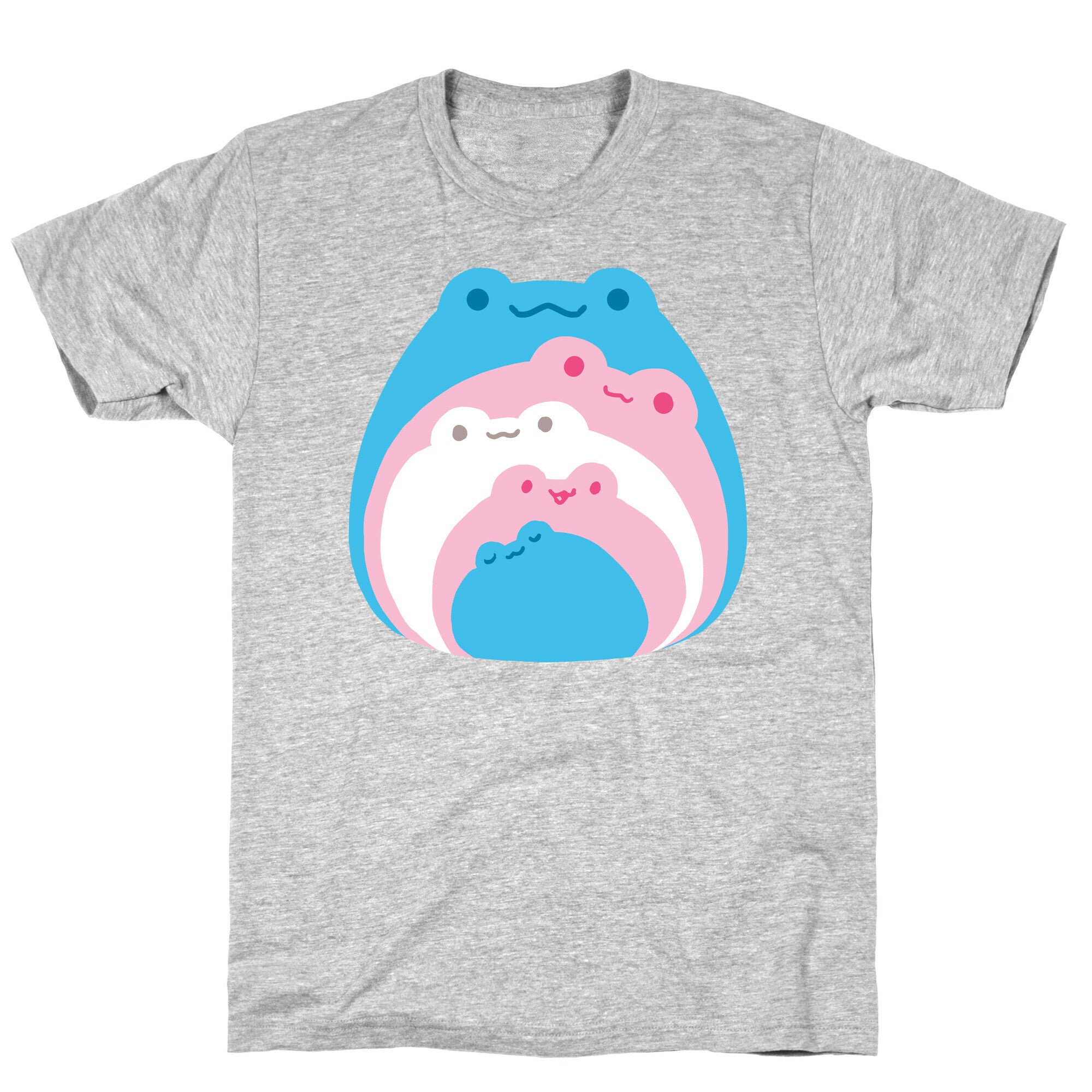 Frogs In Frogs In Frogs Trans Pride T-Shirt