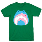 Frogs In Frogs In Frogs Trans Pride T-Shirt