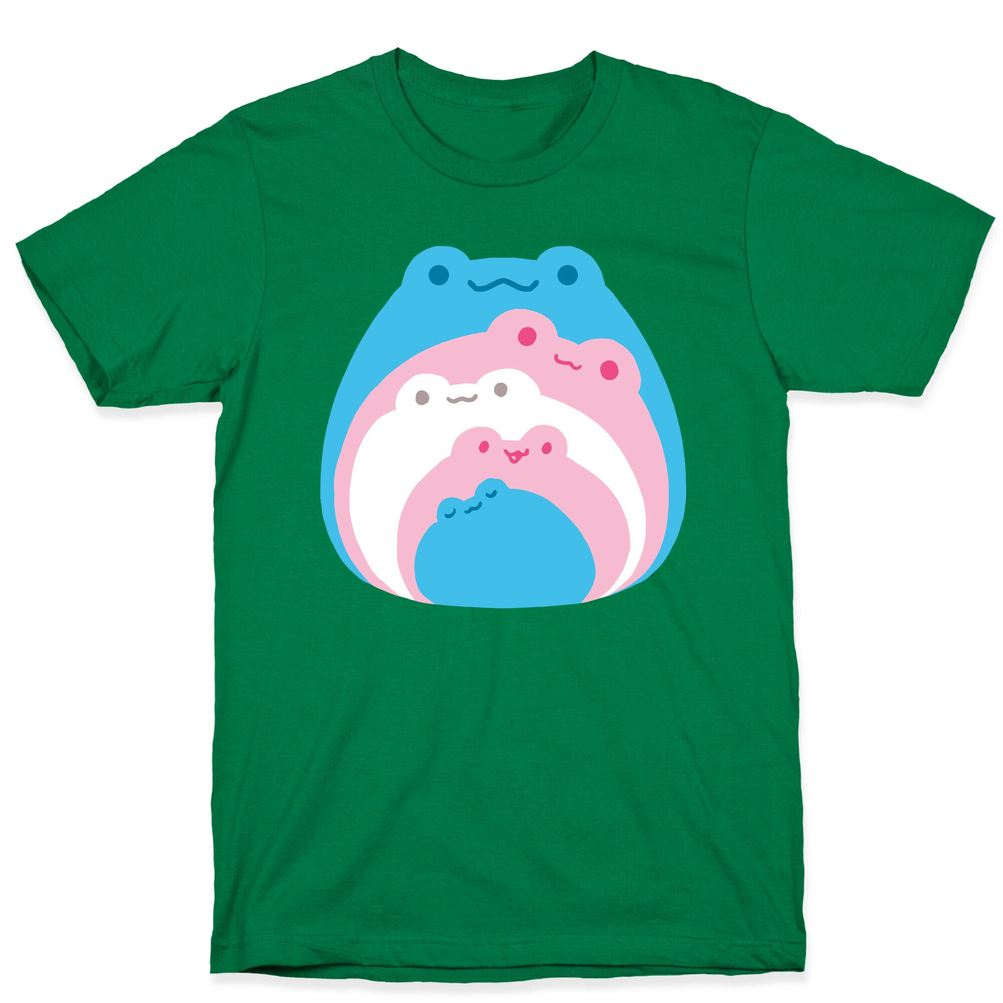 Frogs In Frogs In Frogs Trans Pride T-Shirt