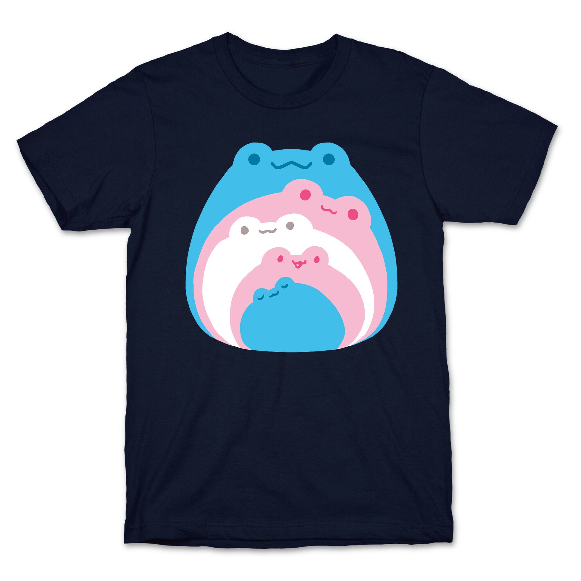 Frogs In Frogs In Frogs Trans Pride T-Shirt