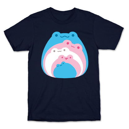 Frogs In Frogs In Frogs Trans Pride T-Shirt