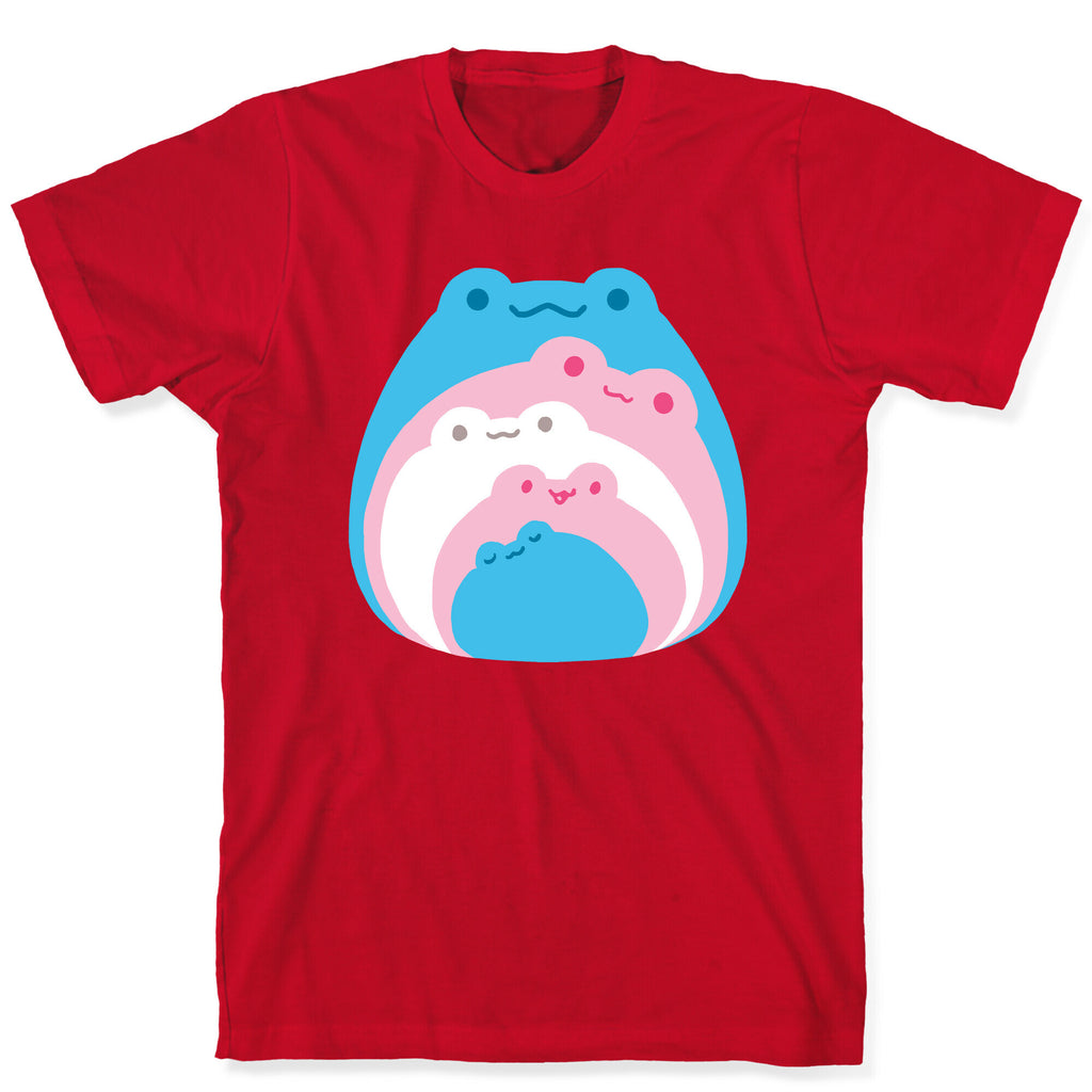 Frogs In Frogs In Frogs Trans Pride T-Shirt