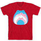Frogs In Frogs In Frogs Trans Pride T-Shirt
