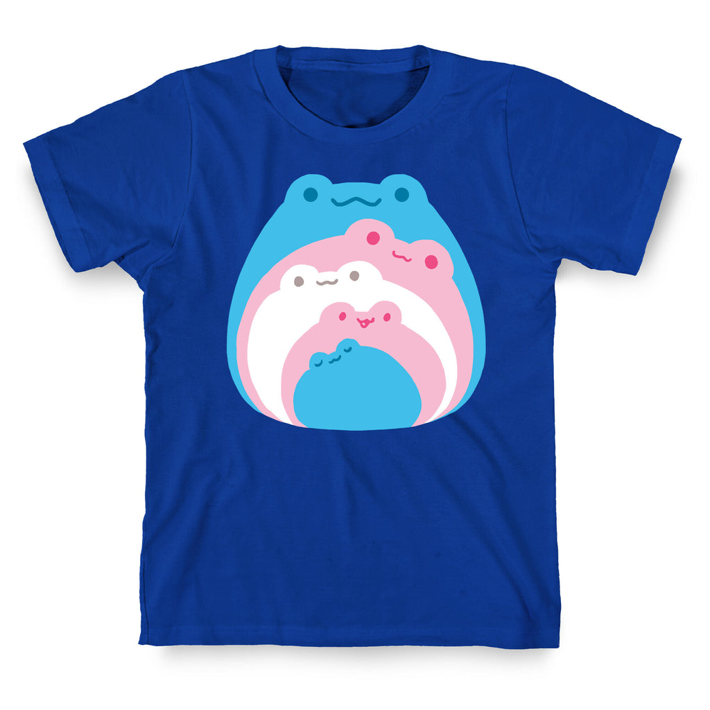 Frogs In Frogs In Frogs Trans Pride T-Shirt