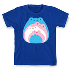 Frogs In Frogs In Frogs Trans Pride T-Shirt