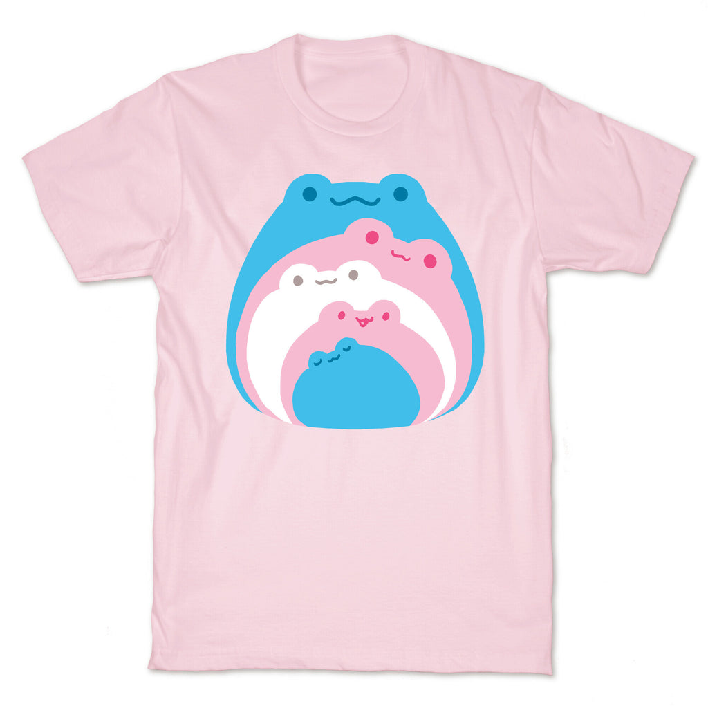 Frogs In Frogs In Frogs Trans Pride T-Shirt