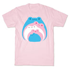Frogs In Frogs In Frogs Trans Pride T-Shirt