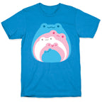 Frogs In Frogs In Frogs Trans Pride T-Shirt