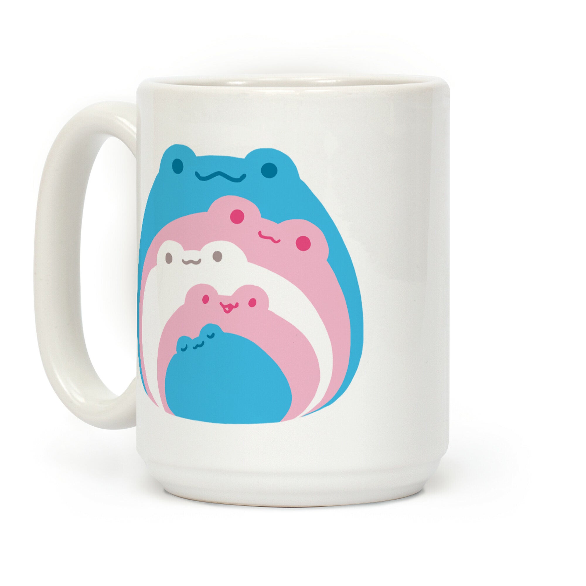 Frogs In Frogs In Frogs Trans Pride Coffee Mug