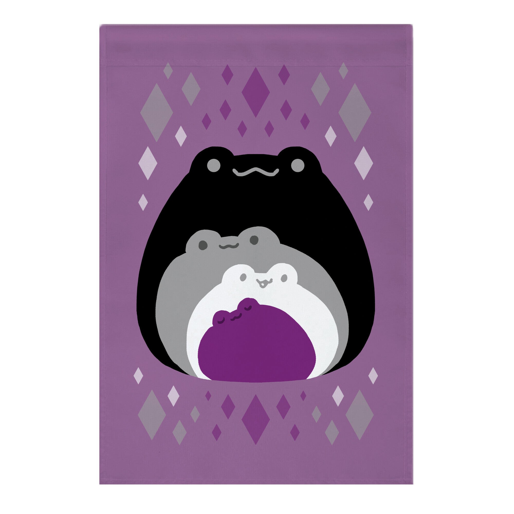 Frogs In Frogs In Frogs Ace Pride Garden Flag