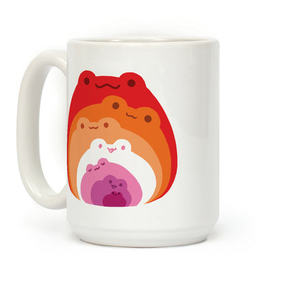 Frogs In Frogs In Frogs Lesbian Pride Coffee Mug