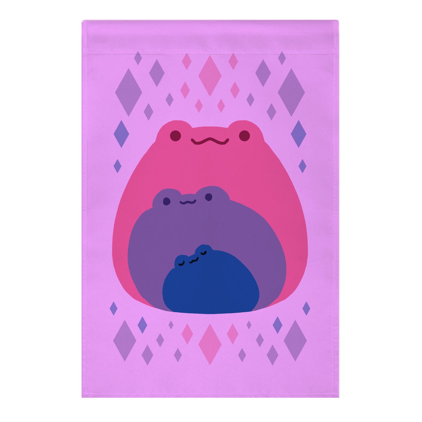 Frogs In Frogs In Frogs Bisexual Pride Garden Flag