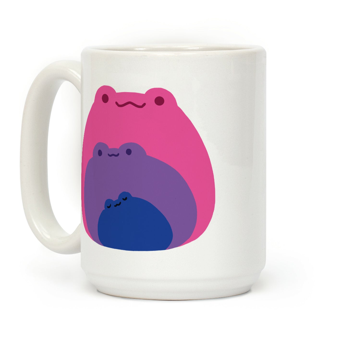 Frogs In Frogs In Frogs Bisexual Pride Coffee Mug