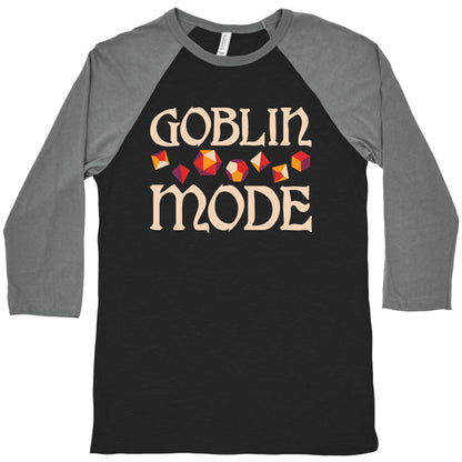 Goblin Mode D&D Baseball Tee