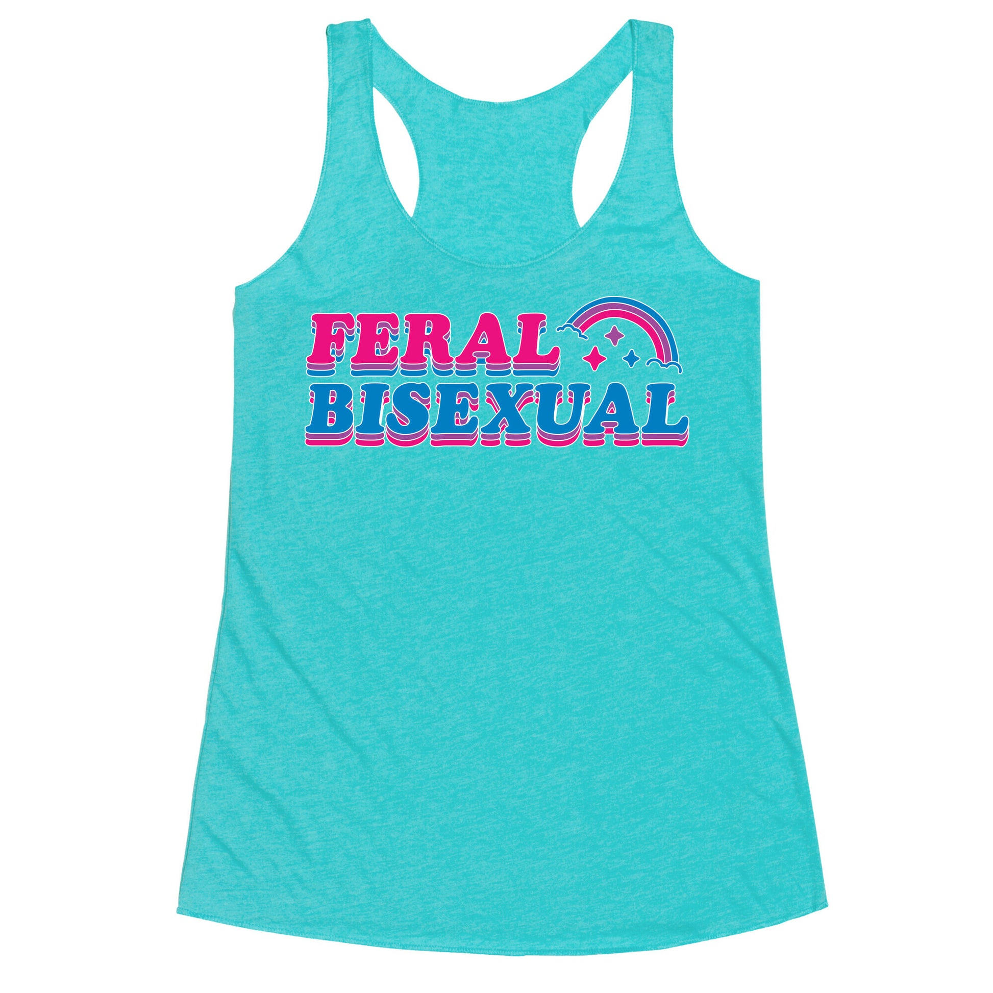 Feral Bisexual Racerback Tank