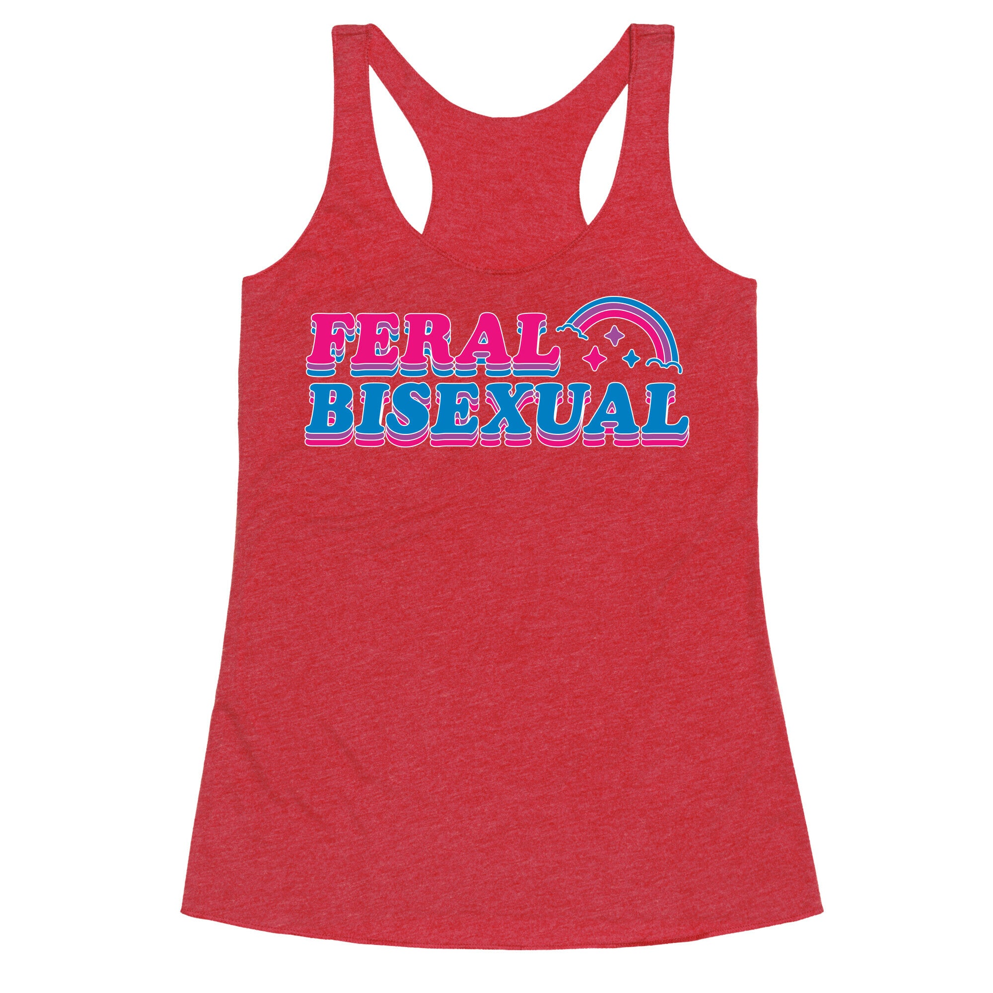 Feral Bisexual Racerback Tank