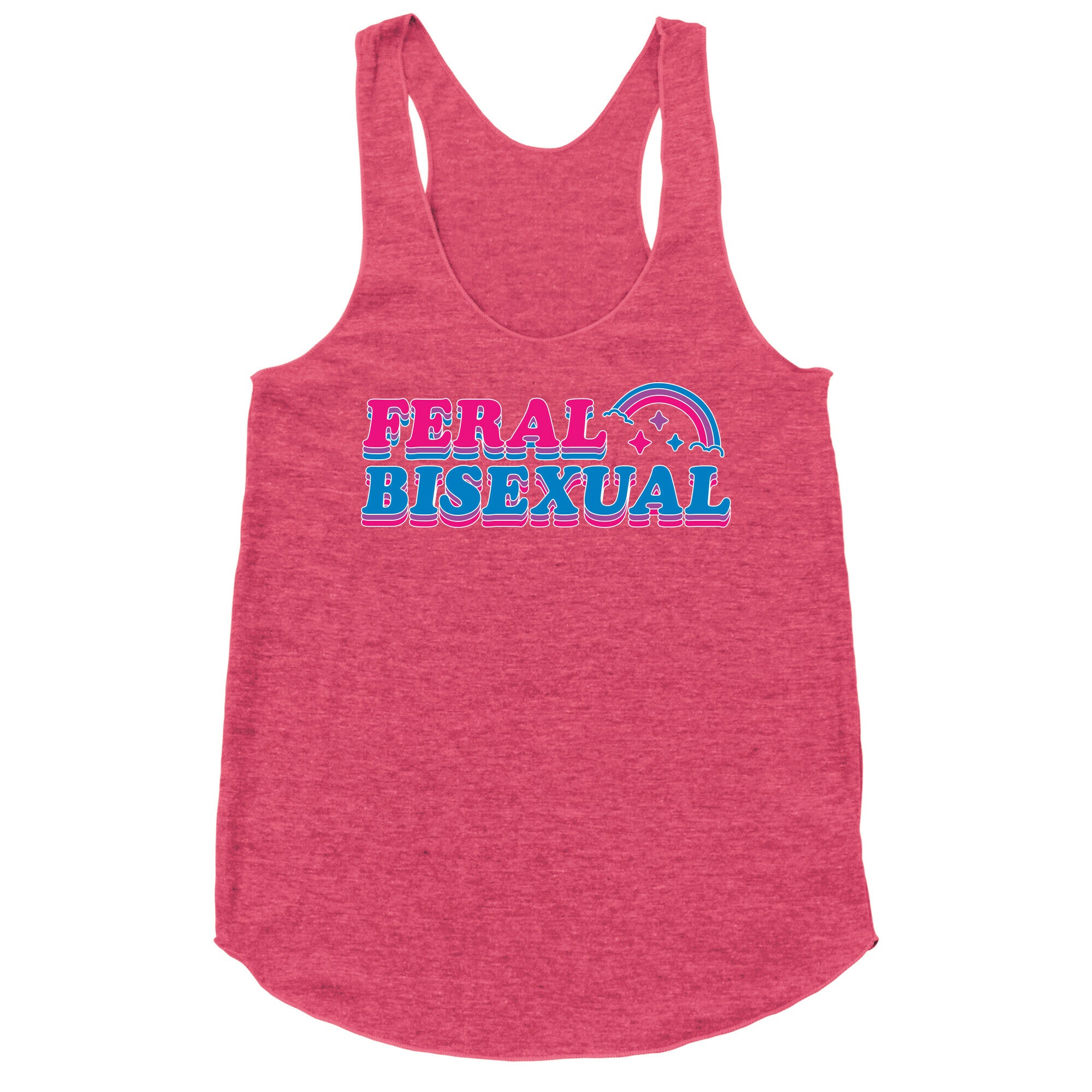 Feral Bisexual Racerback Tank