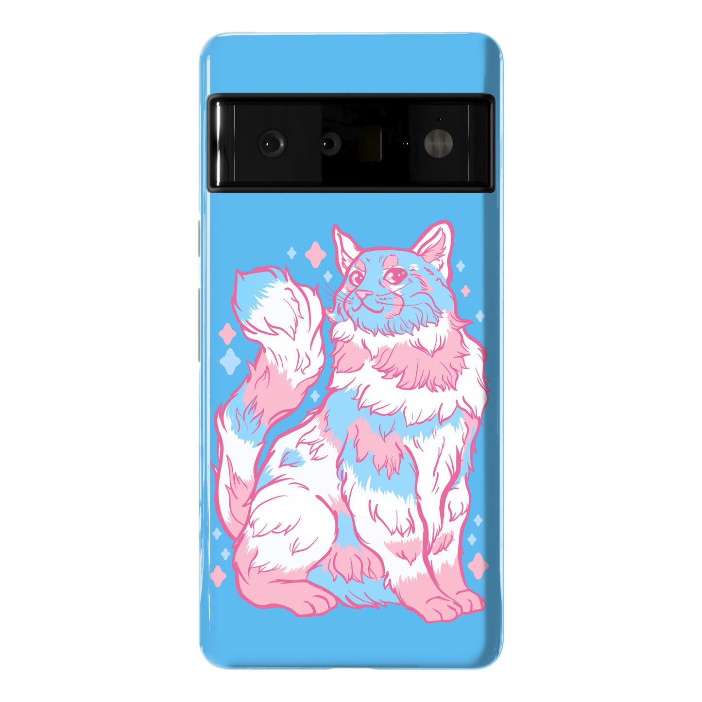 Transgender Pride Cat Phone Case