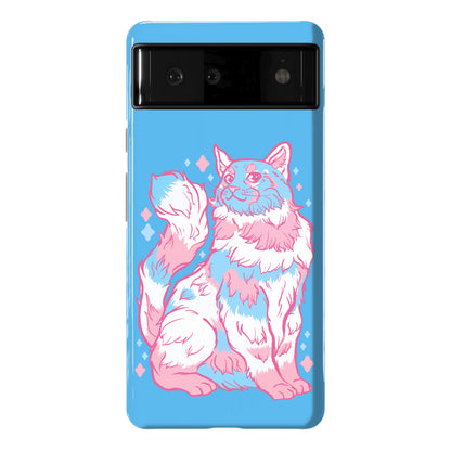 Transgender Pride Cat Phone Case