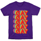 Gay Retro Rainbow T-Shirt