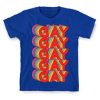 Gay Retro Rainbow T-Shirt