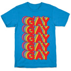Gay Retro Rainbow T-Shirt