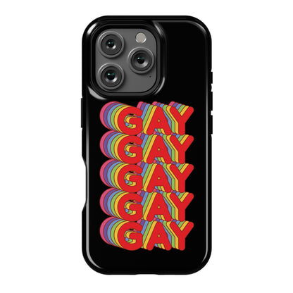 Gay Retro Rainbow Phone Case