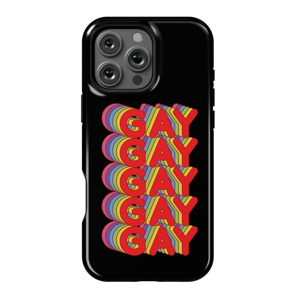 Gay Retro Rainbow Phone Case
