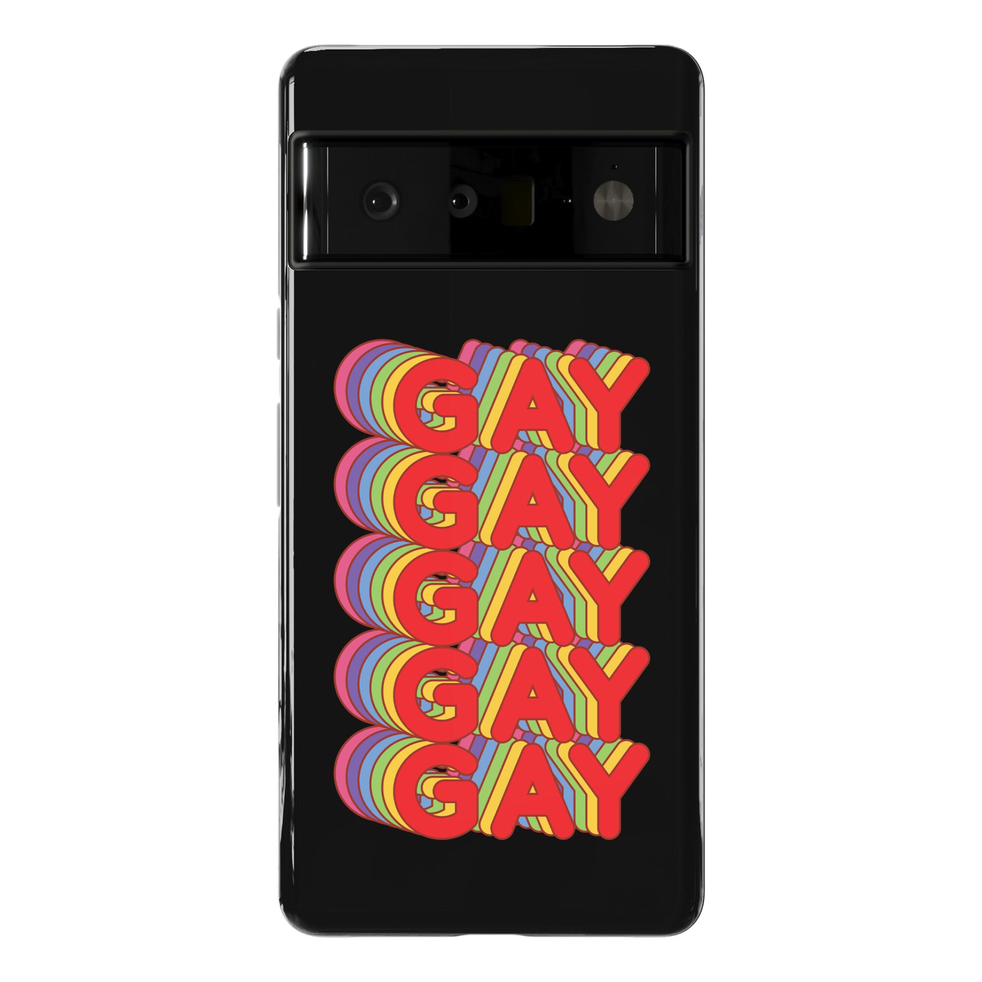 Gay Retro Rainbow Phone Case