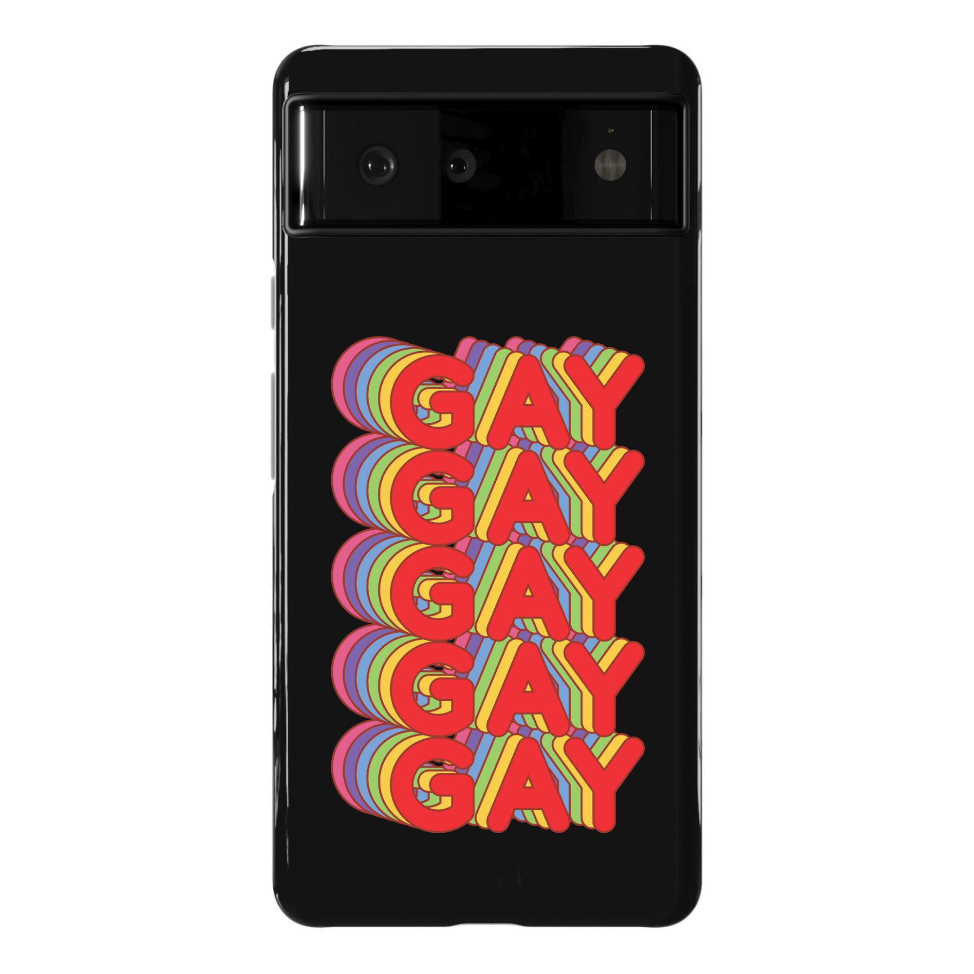 Gay Retro Rainbow Phone Case