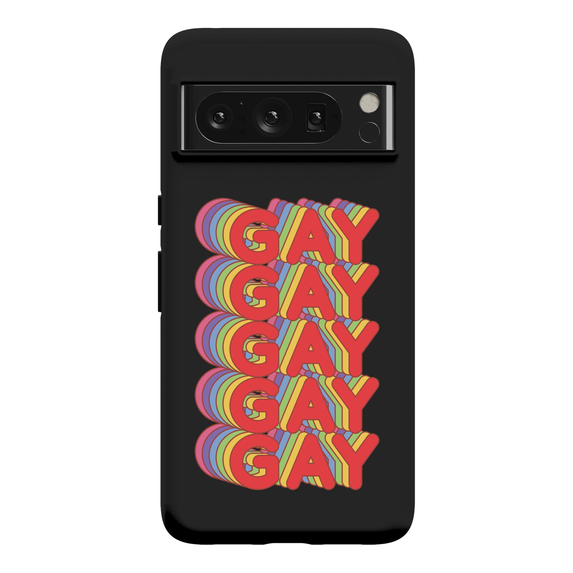 Gay Retro Rainbow Phone Case