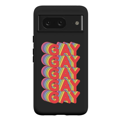 Gay Retro Rainbow Phone Case