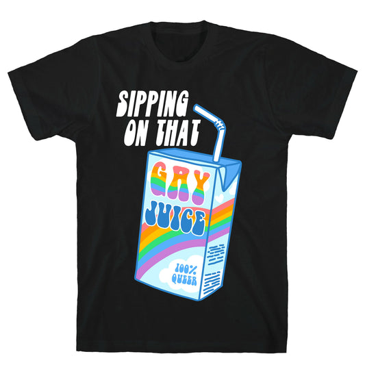 Gay Juice Juice Box T-Shirt