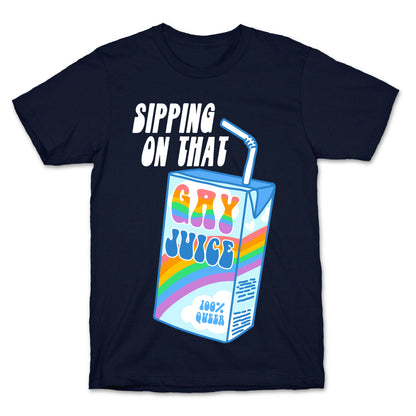 Gay Juice Juice Box T-Shirt