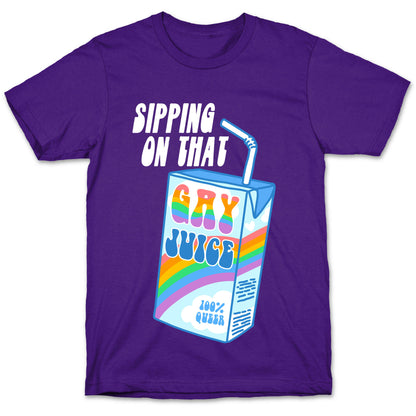 Gay Juice Juice Box T-Shirt