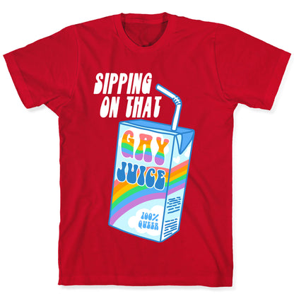 Gay Juice Juice Box T-Shirt