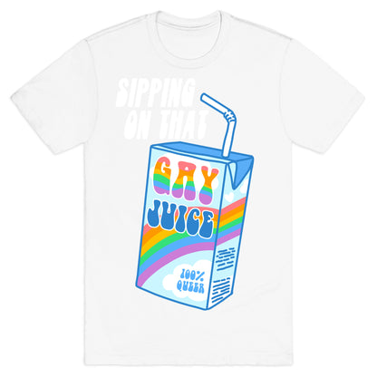 Gay Juice Juice Box T-Shirt