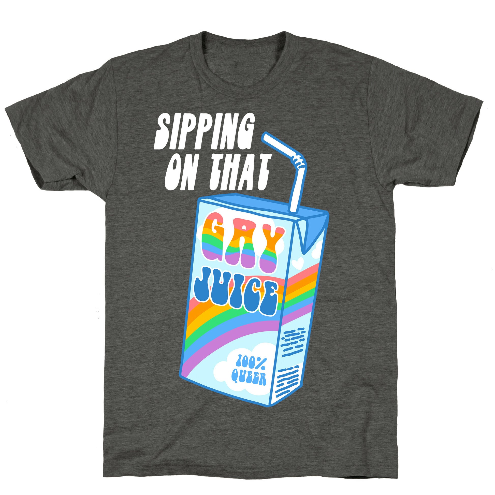 Gay Juice Juice Box Unisex Triblend Tee