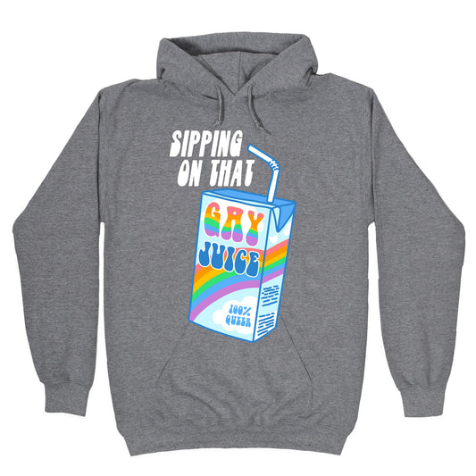 Gay Juice Juice Box Hoodie