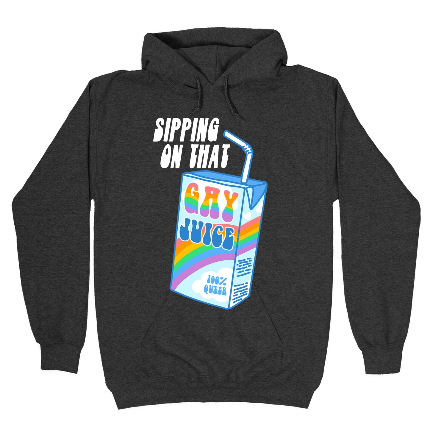 Gay Juice Juice Box Hoodie