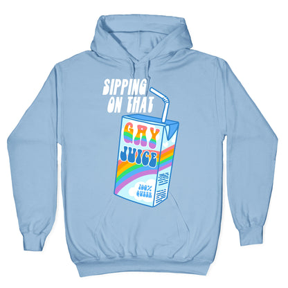Gay Juice Juice Box Hoodie