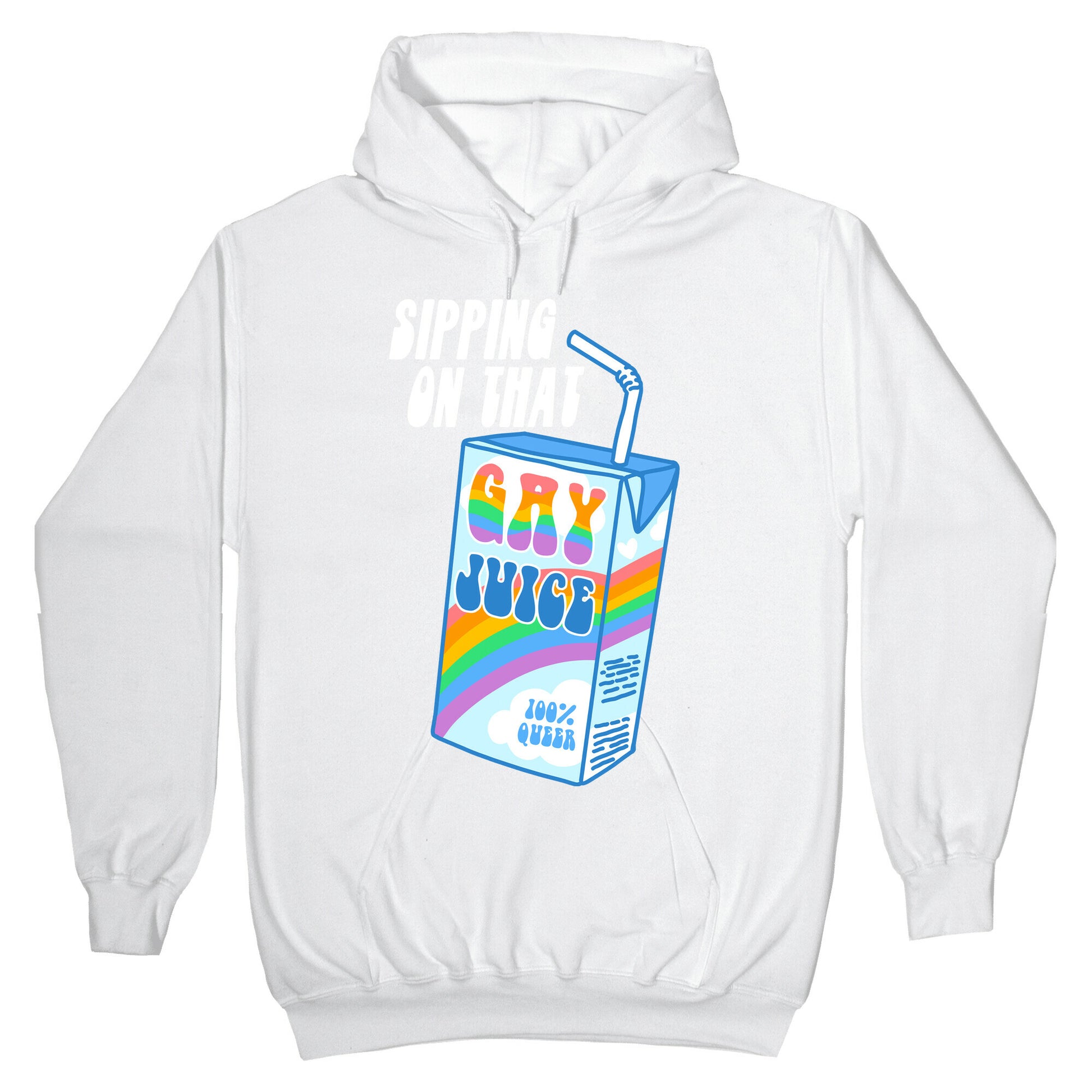 Gay Juice Juice Box Hoodie